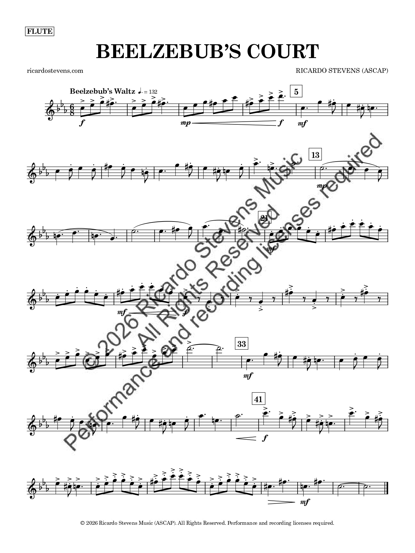 Beelzebub's Court (Flute)