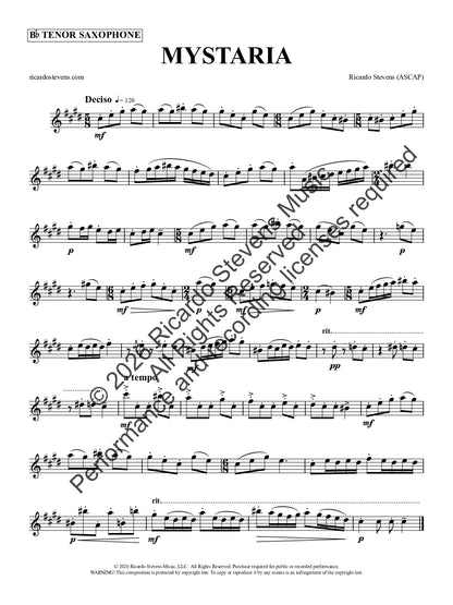 Mystaria (Bb Tenor Saxophone)