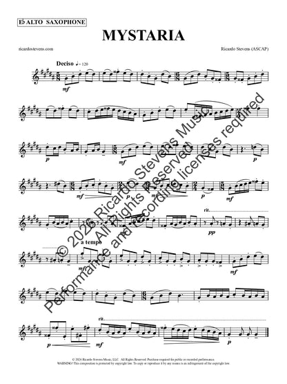 Mystaria (Eb Alto Saxophone)