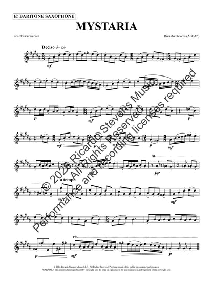Mystaria (Eb Baritone Saxophone)