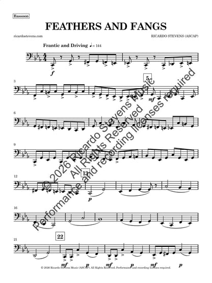 Feathers and Fangs (Bassoon)