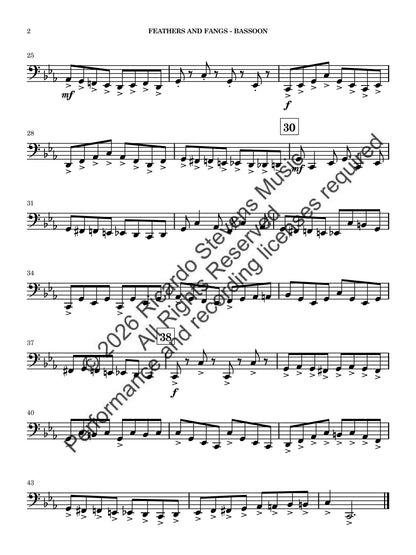 Feathers and Fangs (Bassoon)