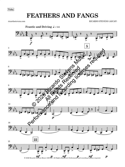 Feathers and Fangs (Tuba)