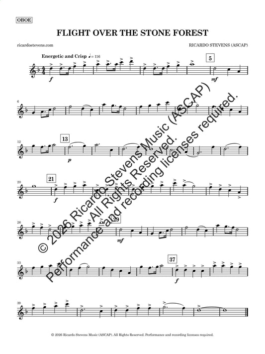 Flight Over the Stone Forest (Oboe)