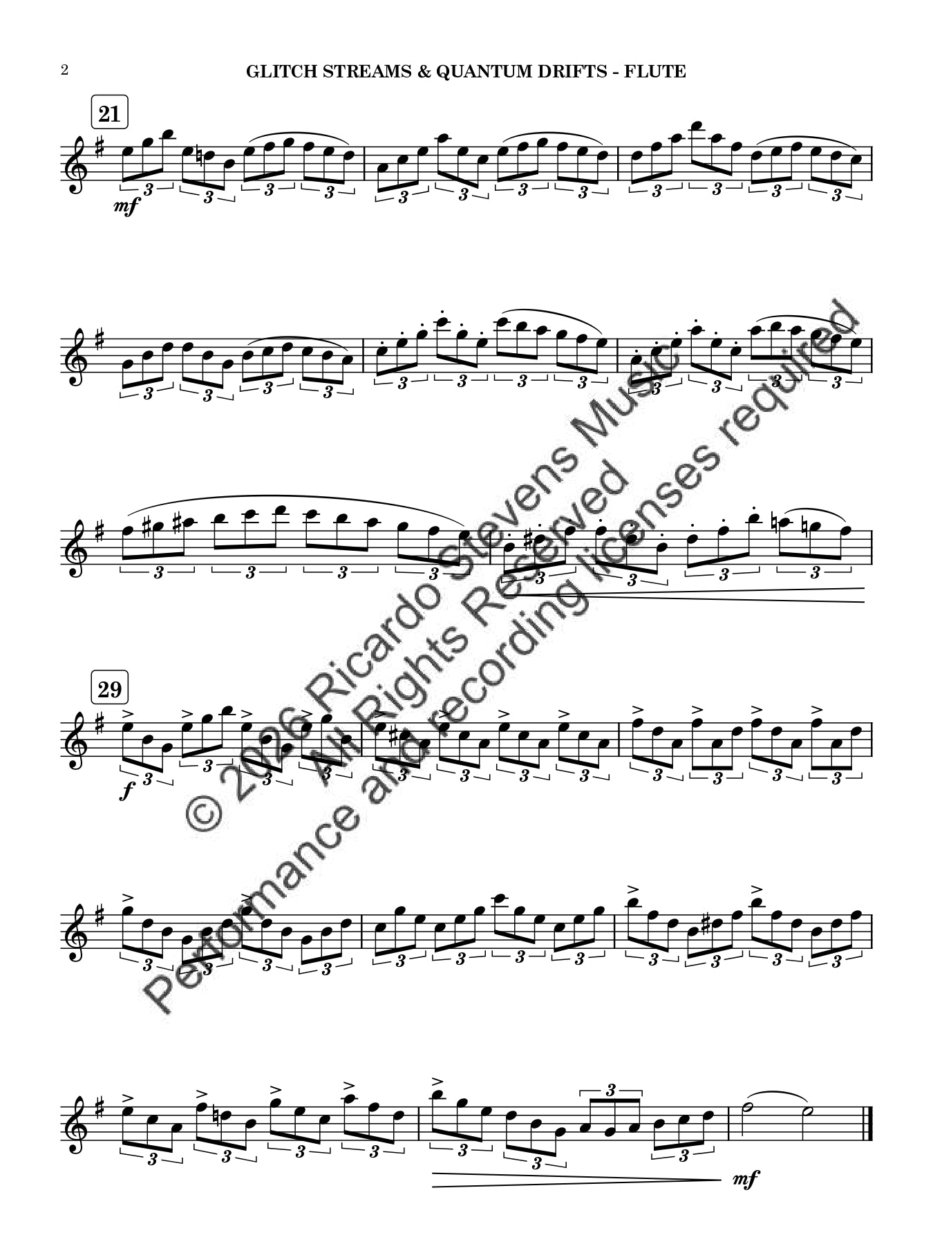 Glitch Streams & Quantum Drifts (Flute)