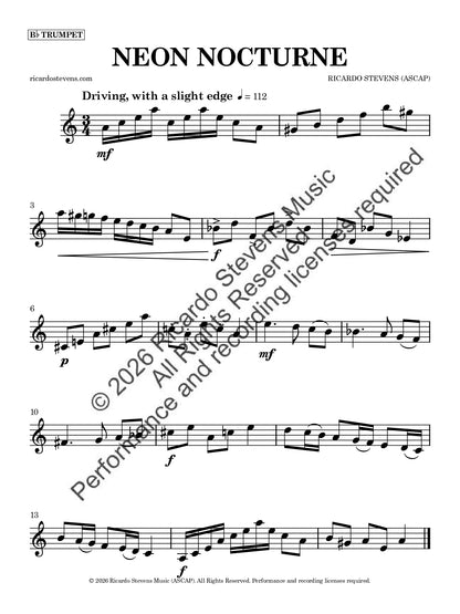 Neon Nocturne (Bb Trumpet)