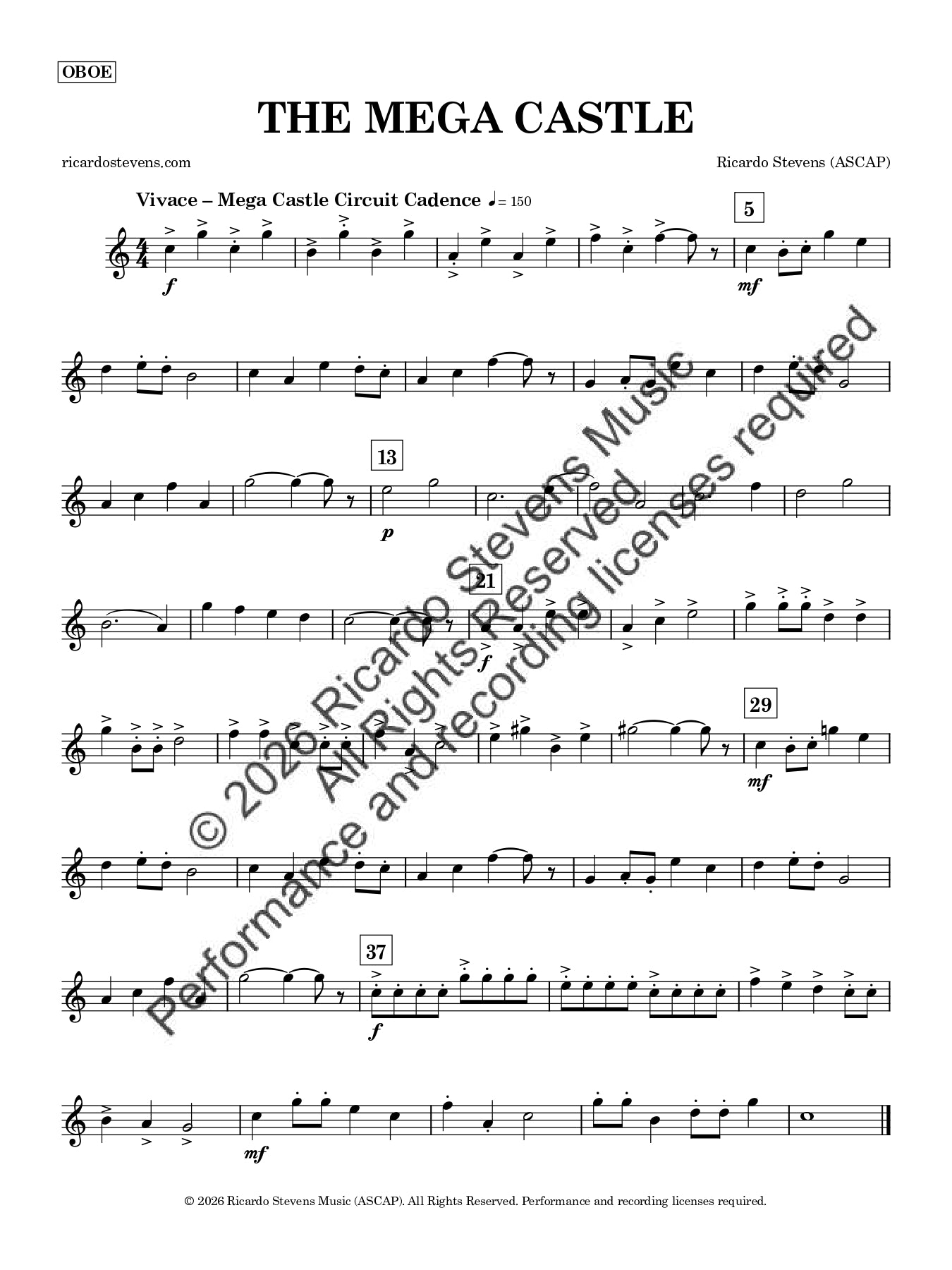The Mega Castle (Oboe)