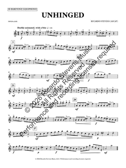 Unhinged (Eb Baritone Saxophone)
